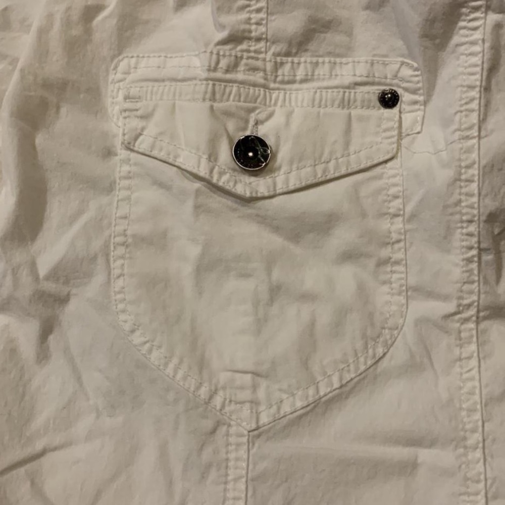 Y2K Cargo Drawstring Capris - Picture 6 of 8
